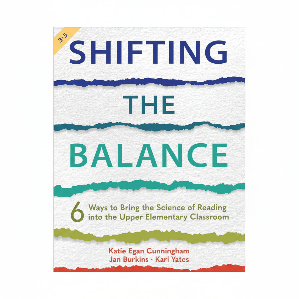 Book cover of 'Shifting the Balance' with colorful text on a white background